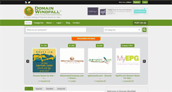 Desktop Screenshot of domainwindfall.com